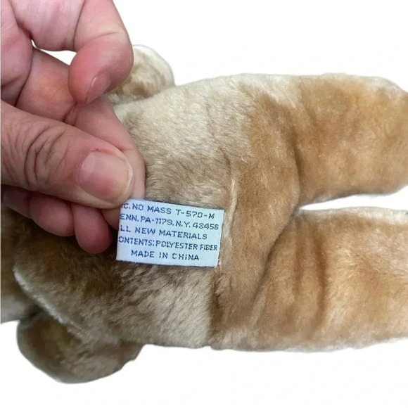 Vintage From the World of Smile International Inc 1992 Brown Teddy Bear Plush - Picture 4 of 9